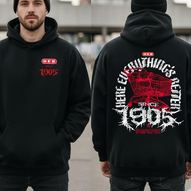 Metal Rock Since 1905 2 Side T-Shirt / Sweatshirt / Hoodie