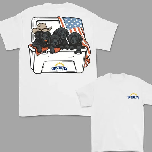 Dogs Beer 4th Of July Black TWISTED T-Shirt / Sweatshirt / Hoodie