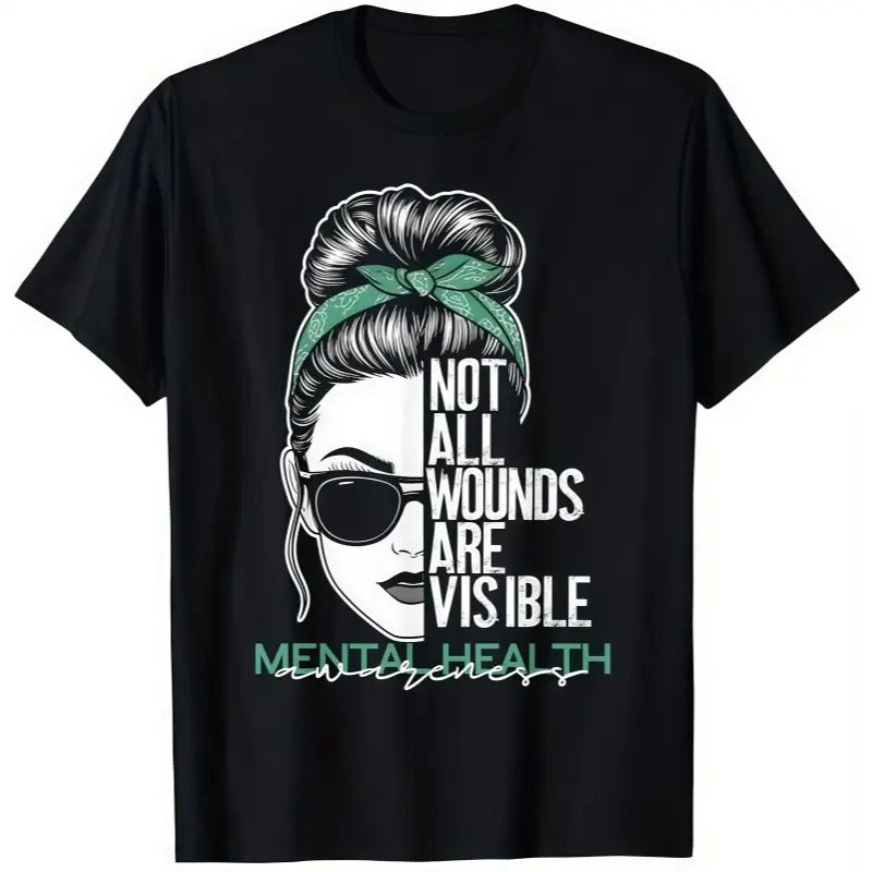 Not All Wounds Are Visible Casual Fitted T-Shirt / Sweatshirt / Hoodie