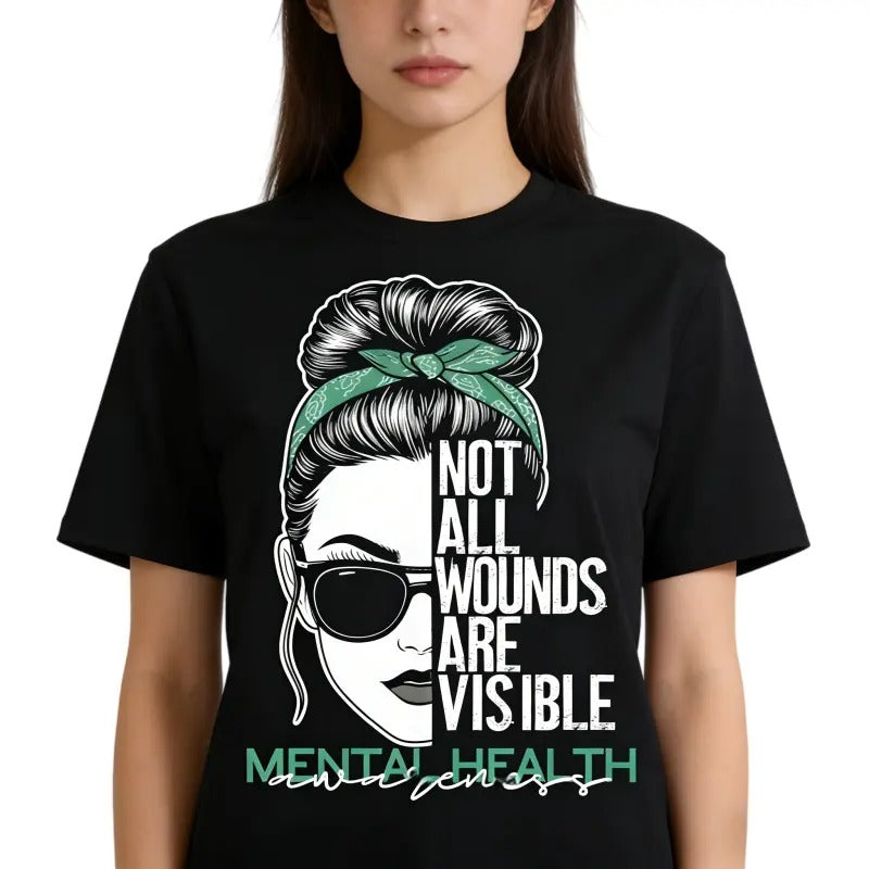 Not All Wounds Are Visible Casual Fitted T-Shirt / Sweatshirt / Hoodie