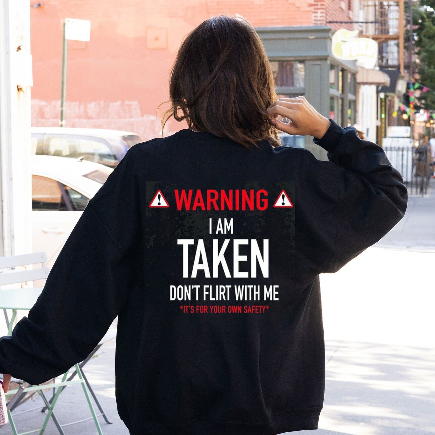 Funny Gift I'm Taken Don't Flirt With Me Unisex T-Shirt / Sweatshirt / Hoodie