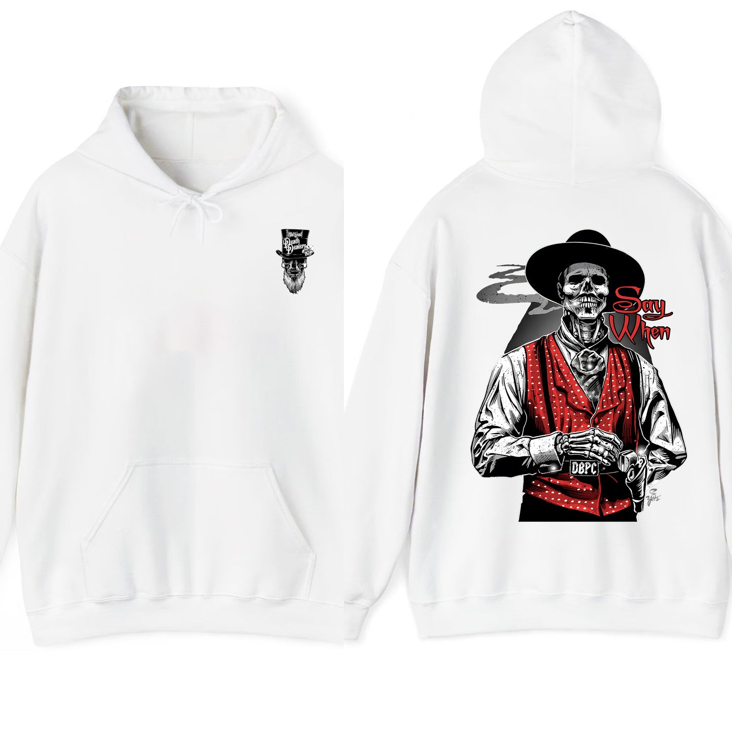 Old West Doc Holliday “Say When” Graphic T-Shirt / Sweatshirt / Hoodie