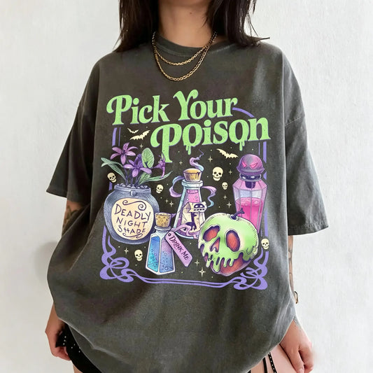 Pick Your Poison Vintage Halloween T-Shirt / Sweatshirt / Hoodie