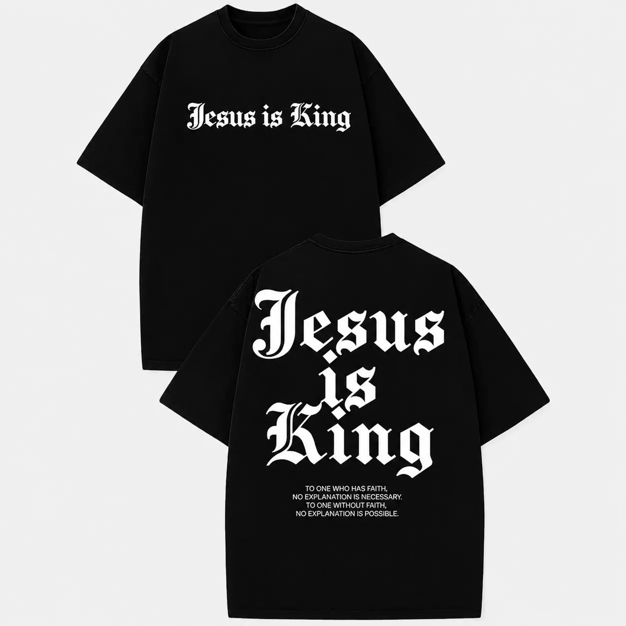 Jesus Is King Retro Christian Faith T-Shirt / Sweatshirt / Hoodie