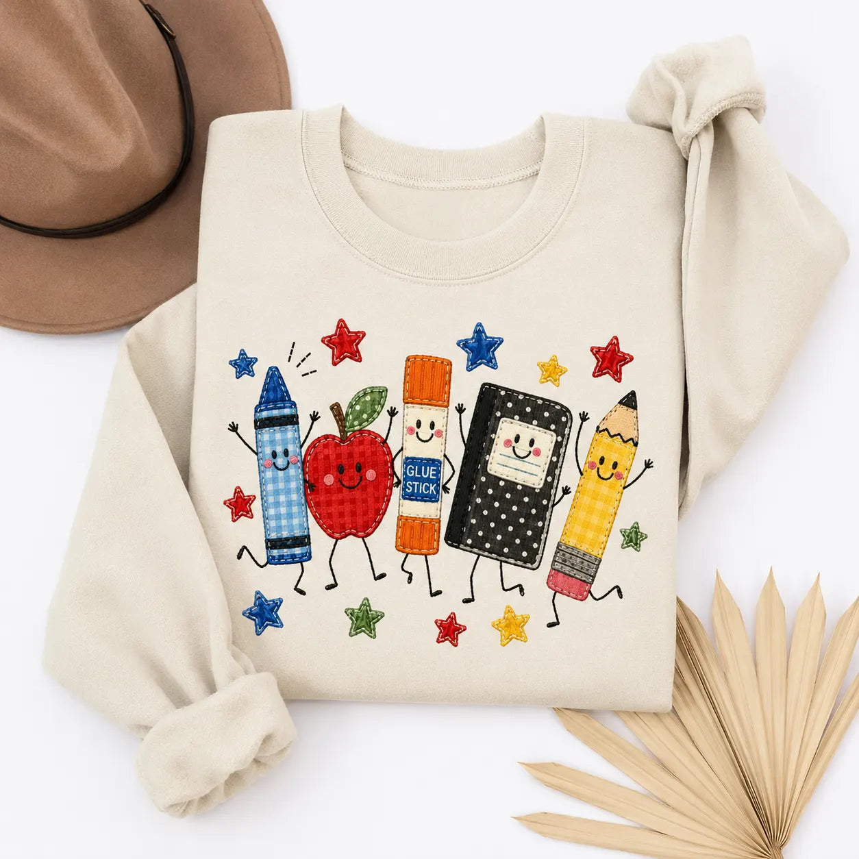 Printed Teacher Life School Supplies Graphic Back to School T-Shirt / Sweatshirt / Hoodie