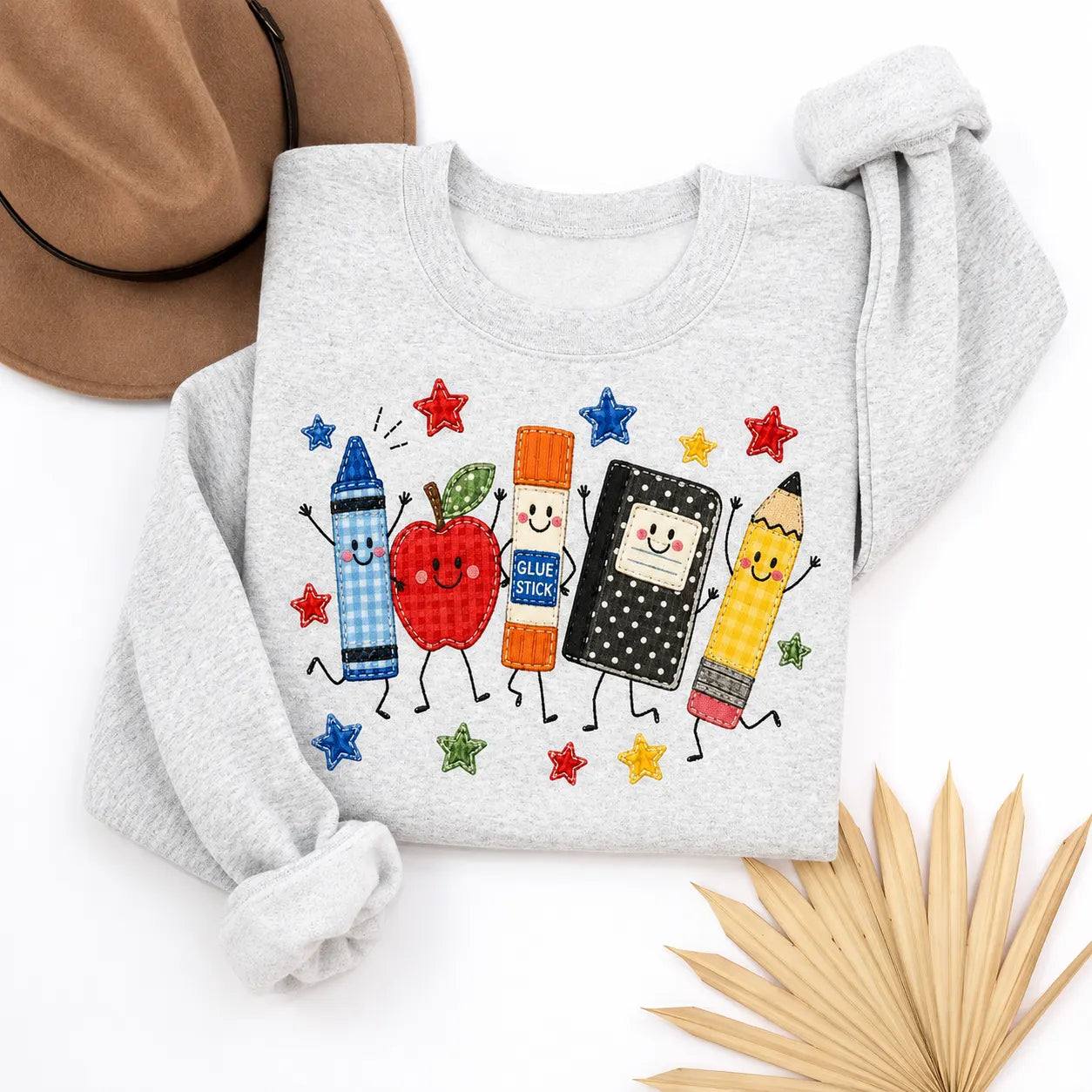Printed Teacher Life School Supplies Graphic Back to School T-Shirt / Sweatshirt / Hoodie