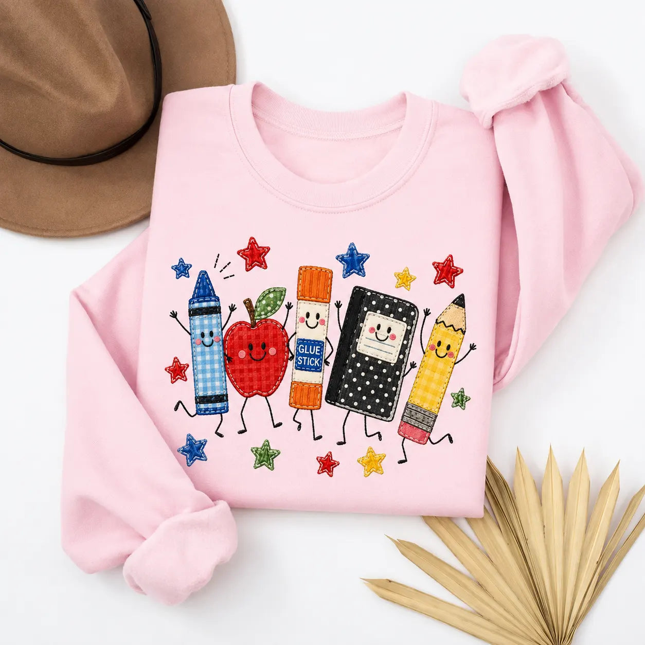 Printed Teacher Life School Supplies Graphic Back to School T-Shirt / Sweatshirt / Hoodie
