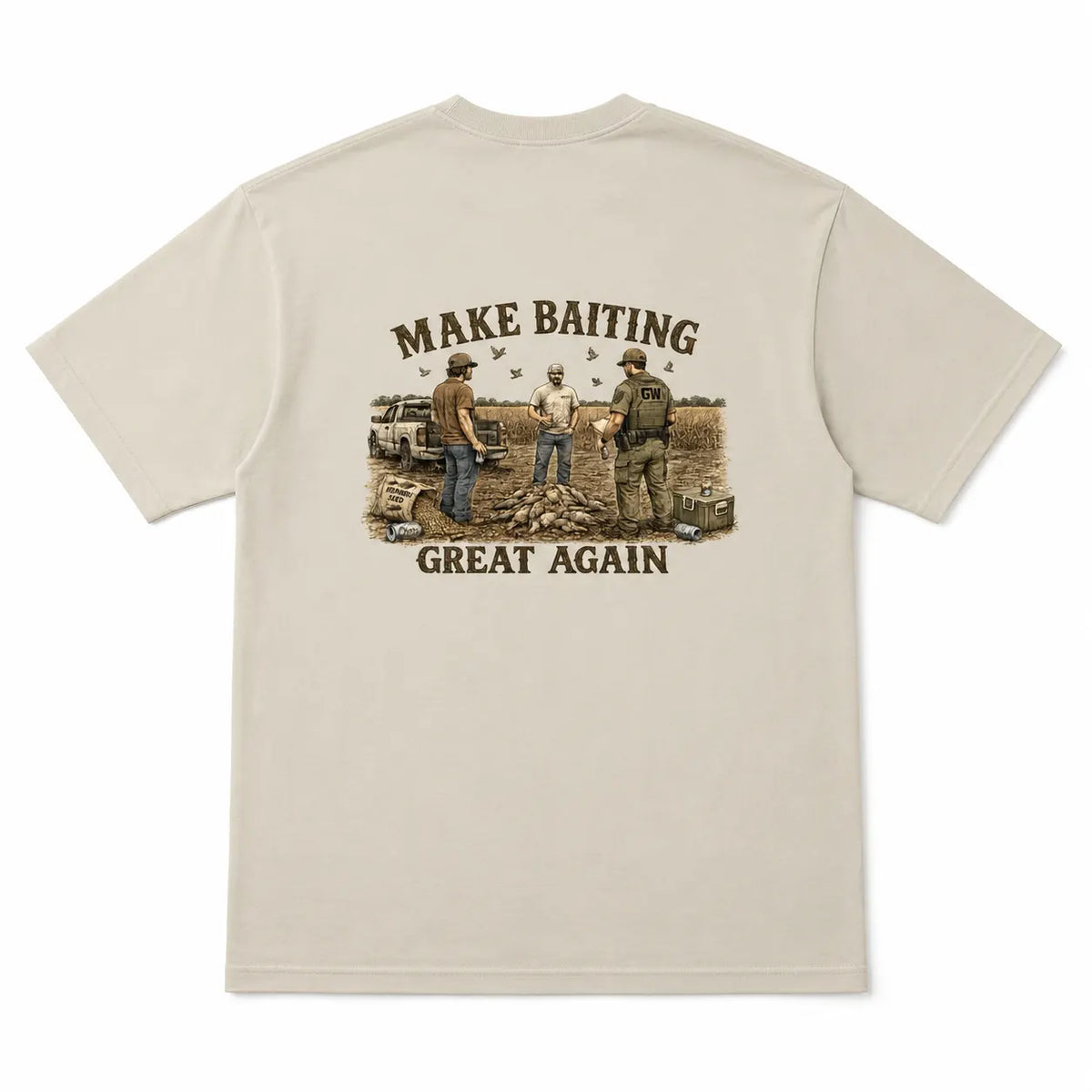 Make Baiting Great Again Hunting Outdoor Vintage Graphic T-Shirt / Sweatshirt / Hoodie