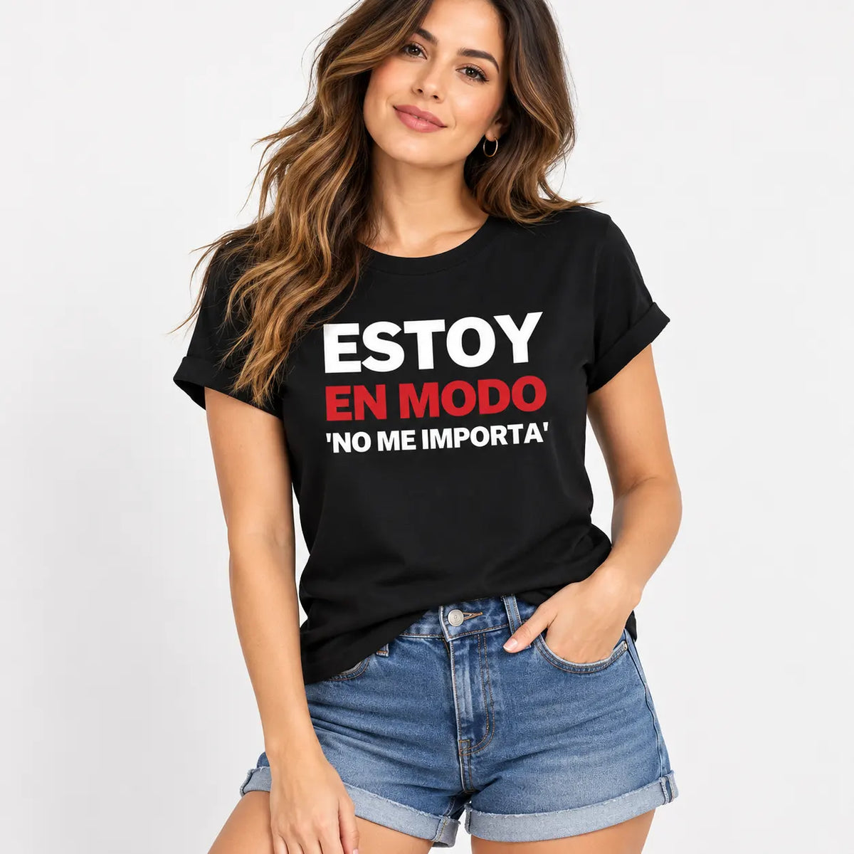 Estoy En Modo No Me Importa Print T-Shirt / Sweatshirt / Hoodie