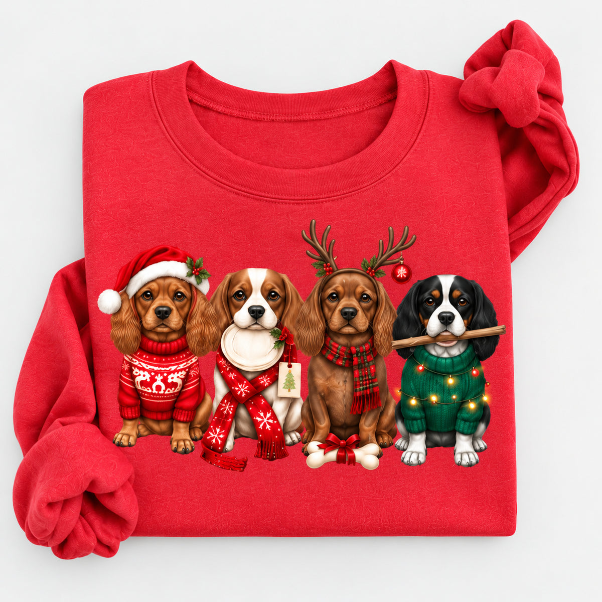 Christmas Custom Dog Breed Personalized Gifts T-Shirt / Sweatshirt / Hoodie