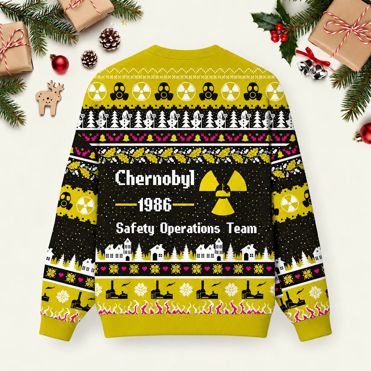 Chernobyl 1986 Ugly Christmas Long-Sleeve Top