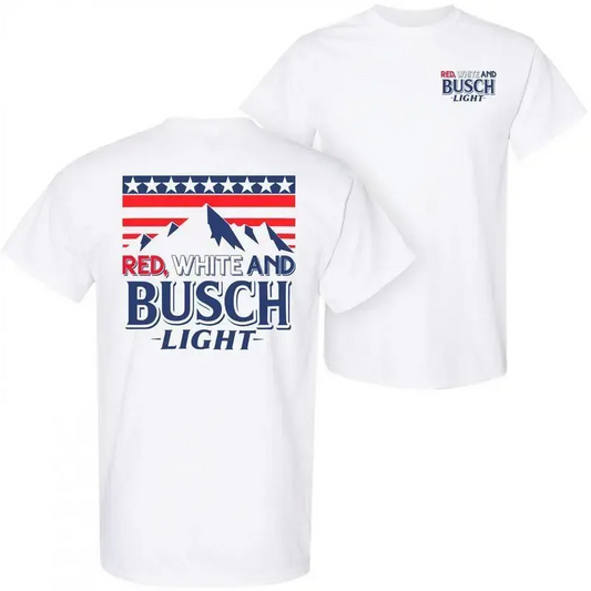 Red White And Busch Light T-Shirt / Sweatshirt / Hoodie