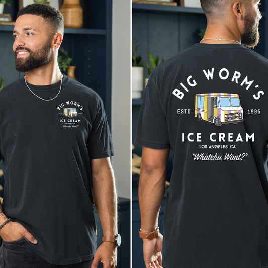 Big Worm's Ice Cream - Whatchuwant Classic Cotton Unisex T-Shirt / Sweatshirt / Hoodie