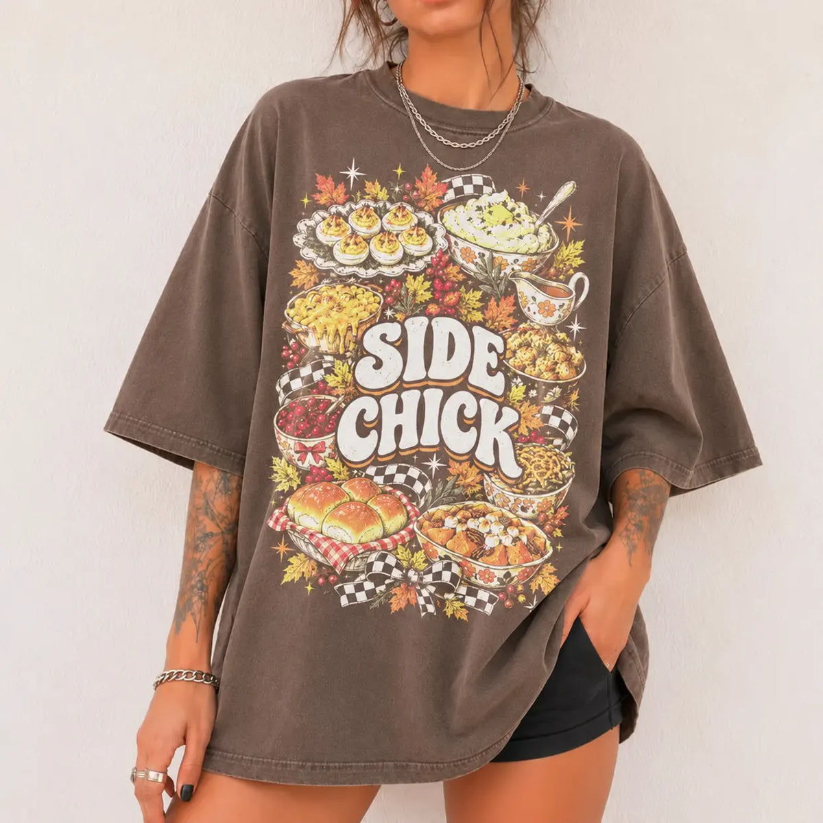 Thanksgiving Friendsgiving Side Dish Graphic T-Shirt / Sweatshirt / Hoodie