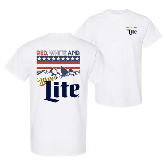 Red White And Miller Lite  T-Shirt / Sweatshirt / Hoodie