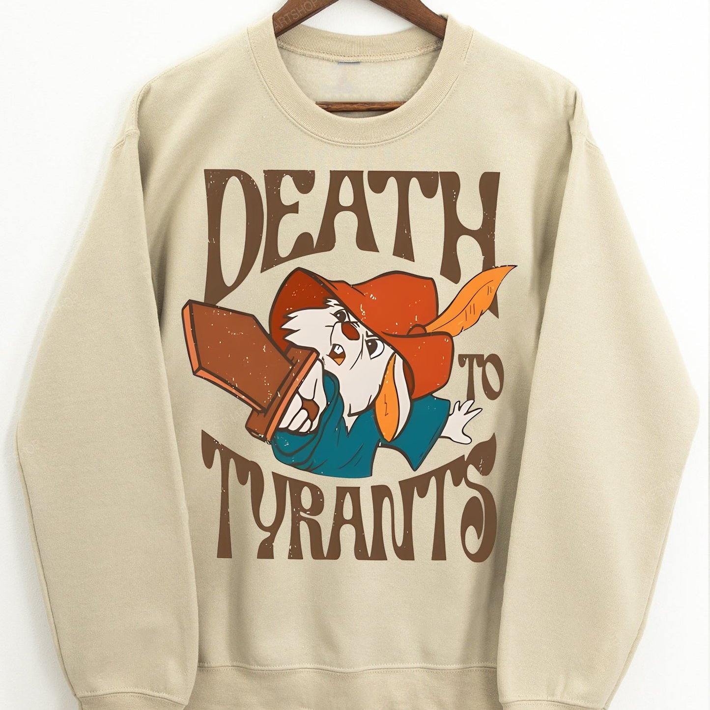Retro 70s Inspired Cartoon Rabbit T-Shirt / Sweatshirt / Hoodie