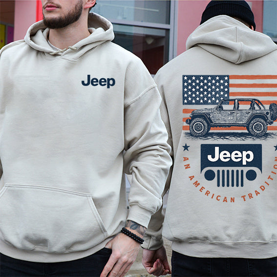Cotton Vintage Jeep American Tradition T-Shirt / Sweatshirt / Hoodie