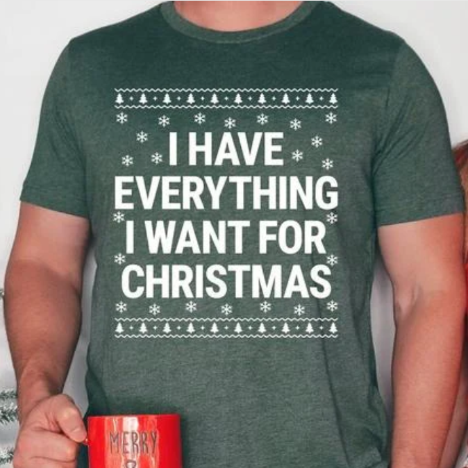 I Have Everything I Want For Christmas It's Me I'm Everything T-Shirt / Sweatshirt / Hoodie