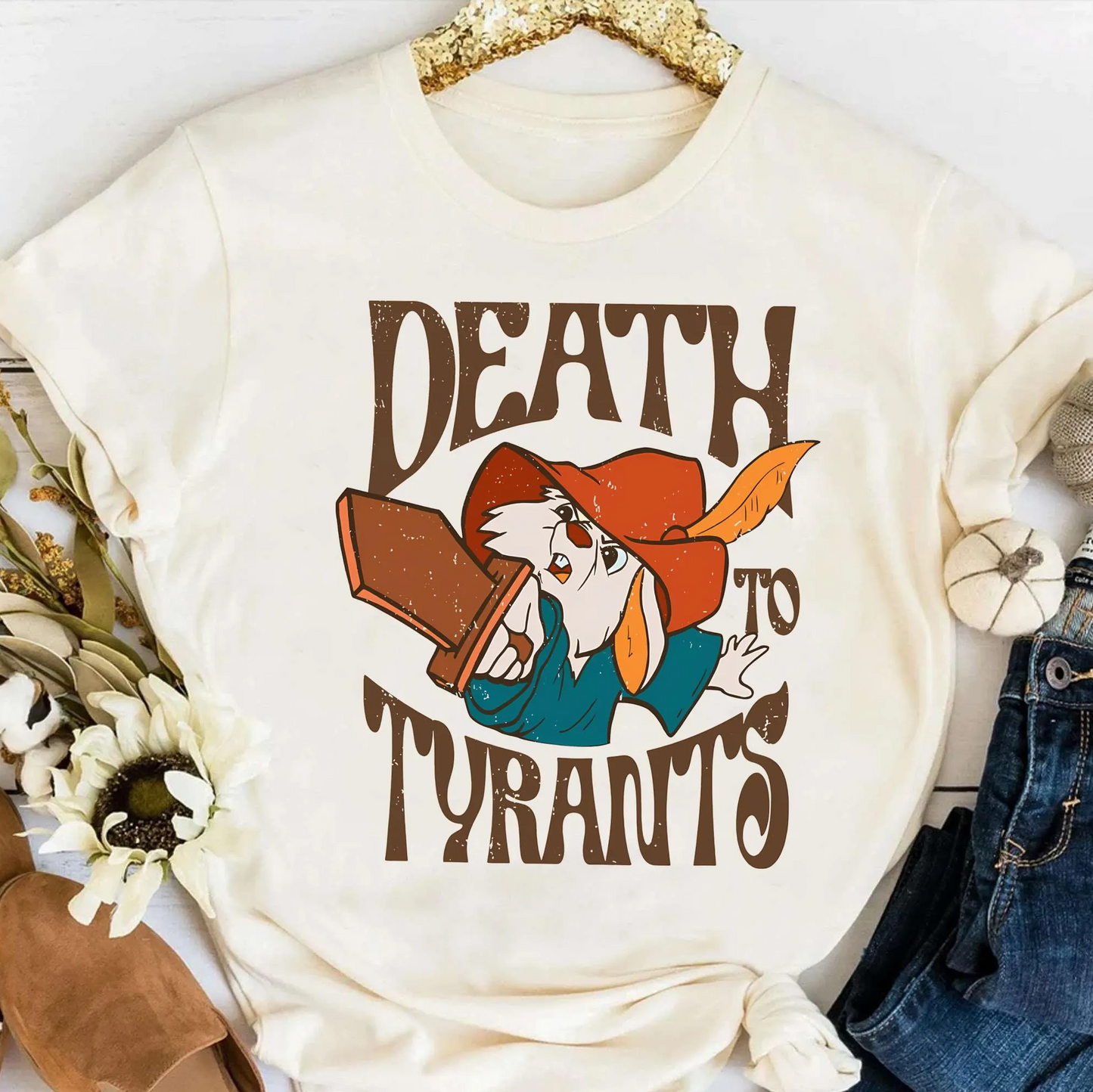Retro 70s Inspired Cartoon Rabbit T-Shirt / Sweatshirt / Hoodie