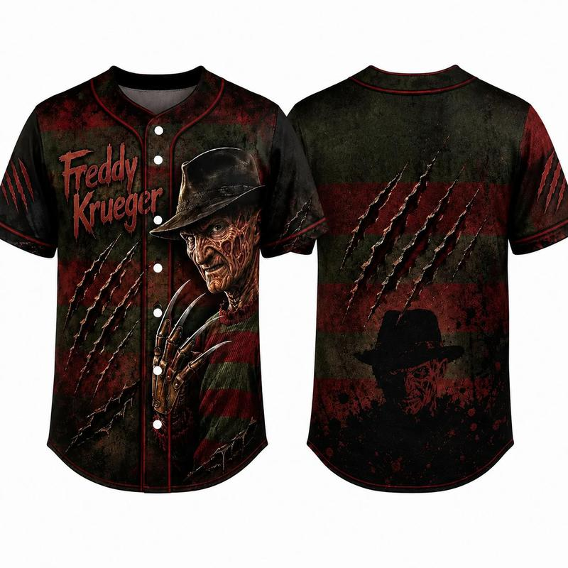 Classic Horror Movie Characters Halloween Party Costumes Gifts Jersey