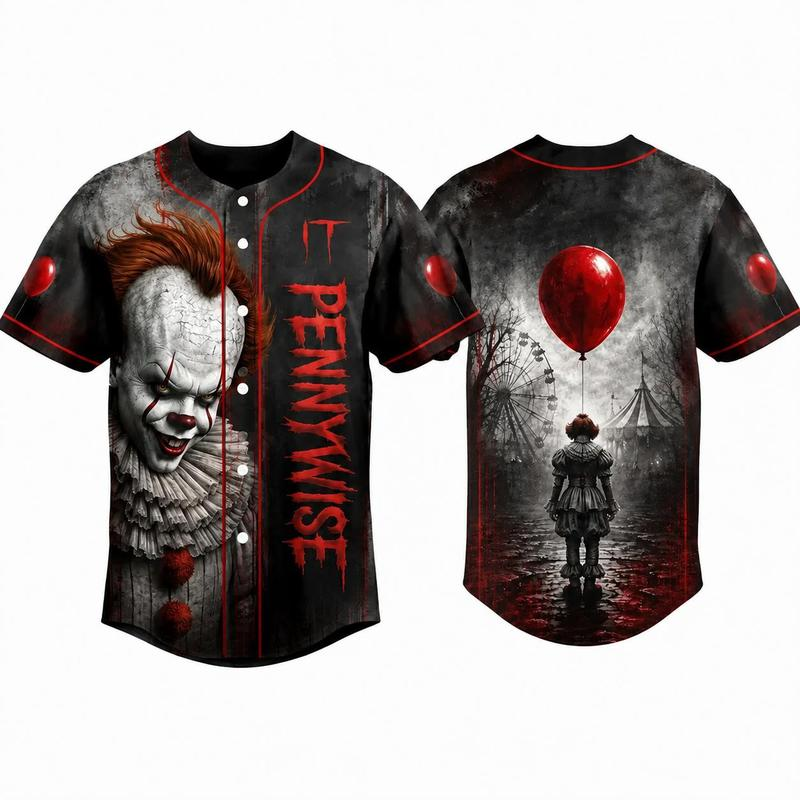 Classic Horror Movie Characters Halloween Party Costumes Gifts Jersey