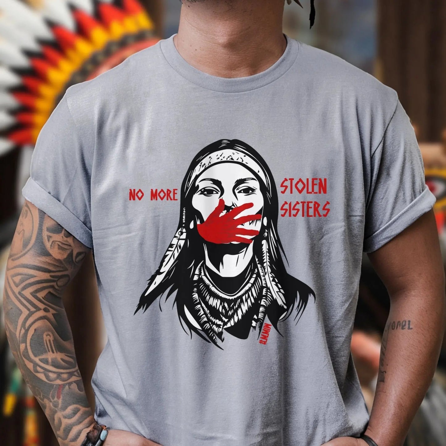 Red Handprint Indigenous Women Awareness T-Shirt / Sweatshirt / Hoodie
