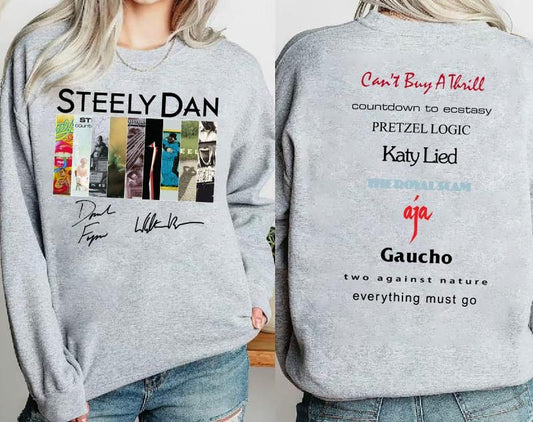 Steely Dan 2 Sided Album T-Shirt / Sweatshirt / Hoodie