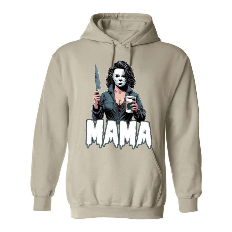 Spooky Mama Halloween Cool Mom Gift Graphic T-Shirt / Sweatshirt / Hoodie