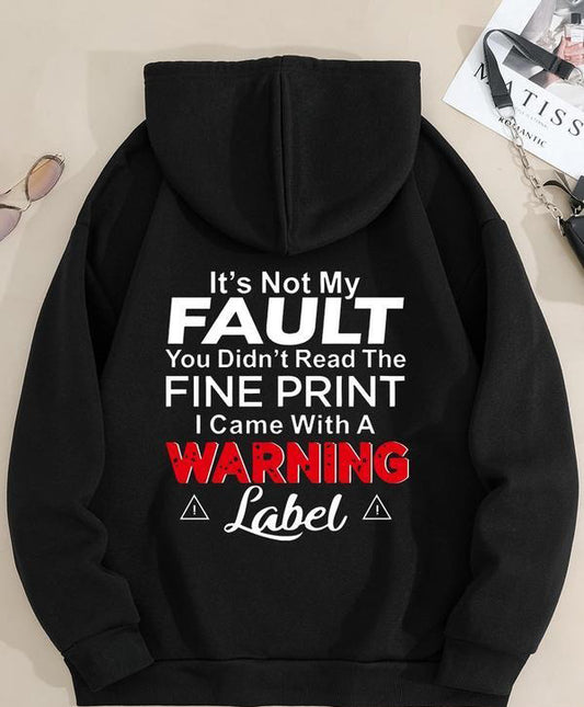 Letter Print Drop Shoulder T-Shirt / Sweatshirt / Hoodie
