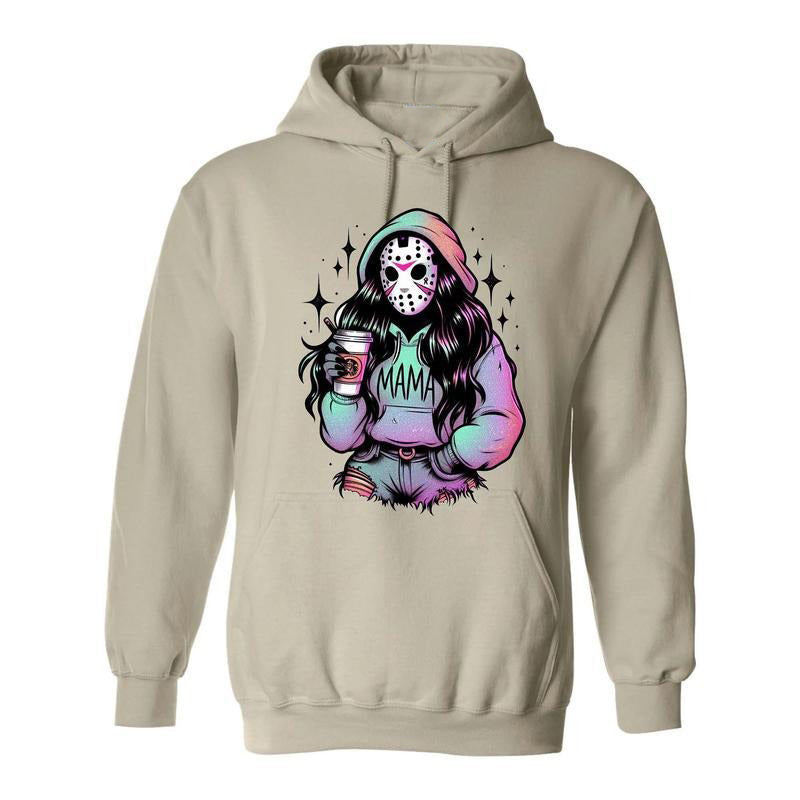 Spooky Mama Halloween Cool Mom Gift Graphic T-Shirt / Sweatshirt / Hoodie