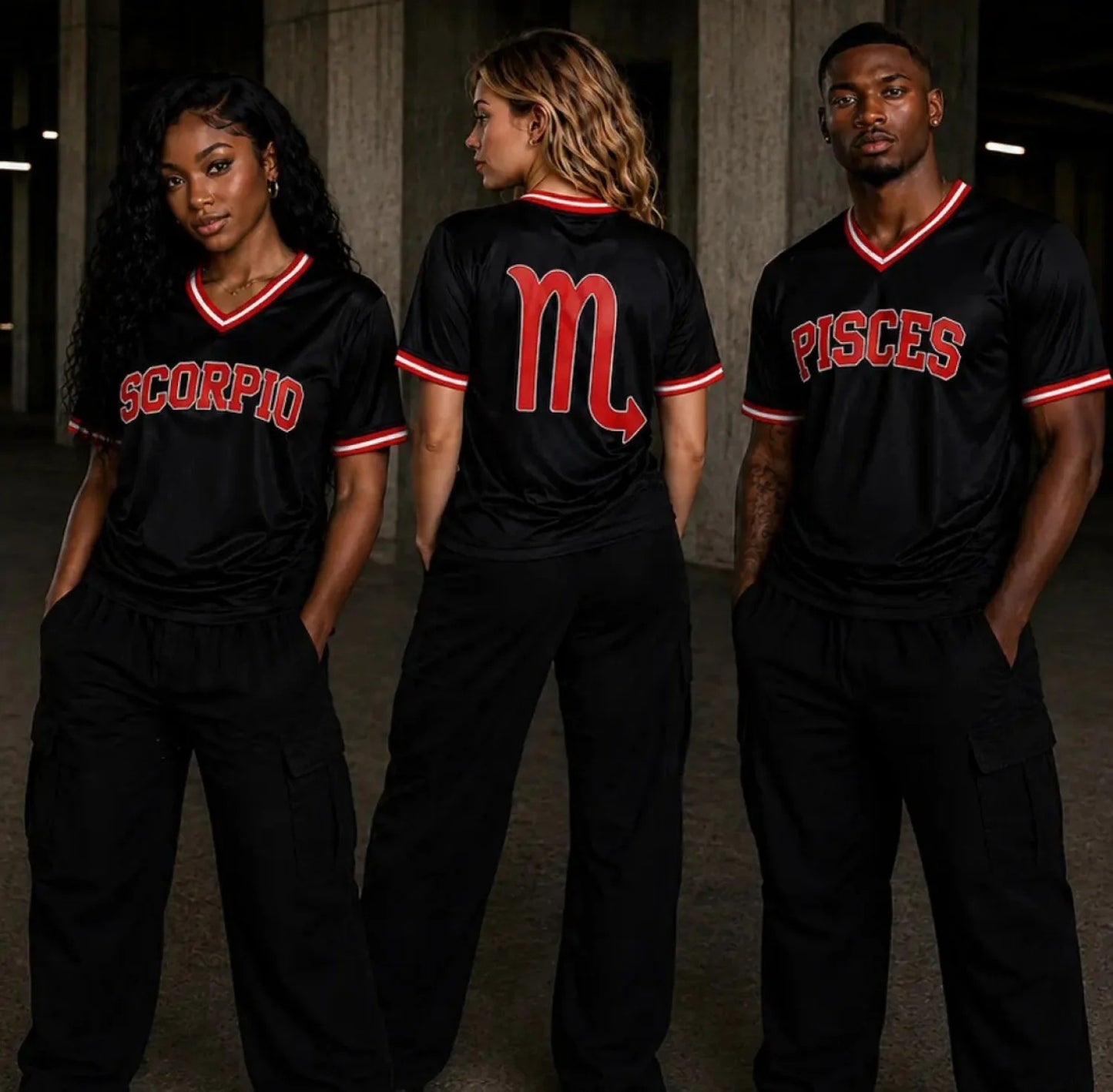 Astrology Front & Back Summer Design Breathable Athletic Jersey