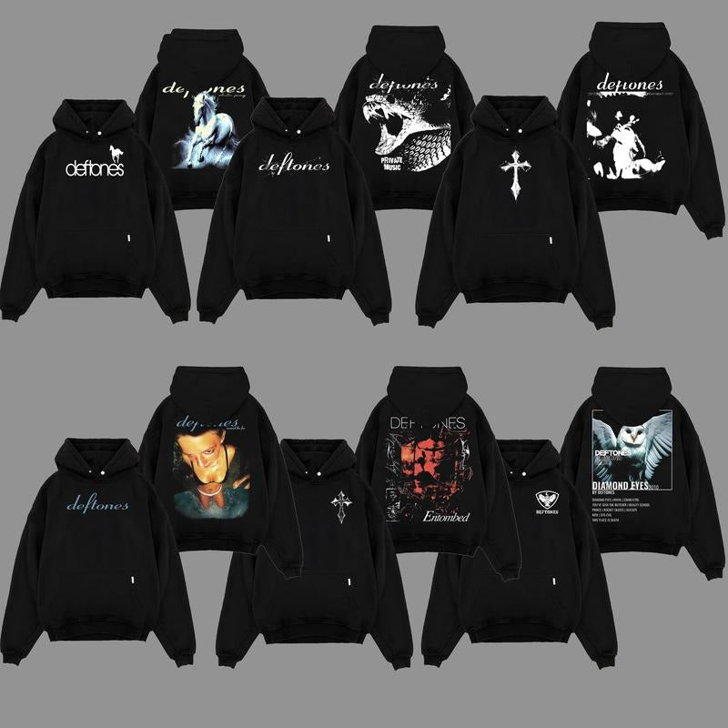 Retro Limited Deftones Entombed Rock Band T-Shirt / Sweatshirt / Hoodie