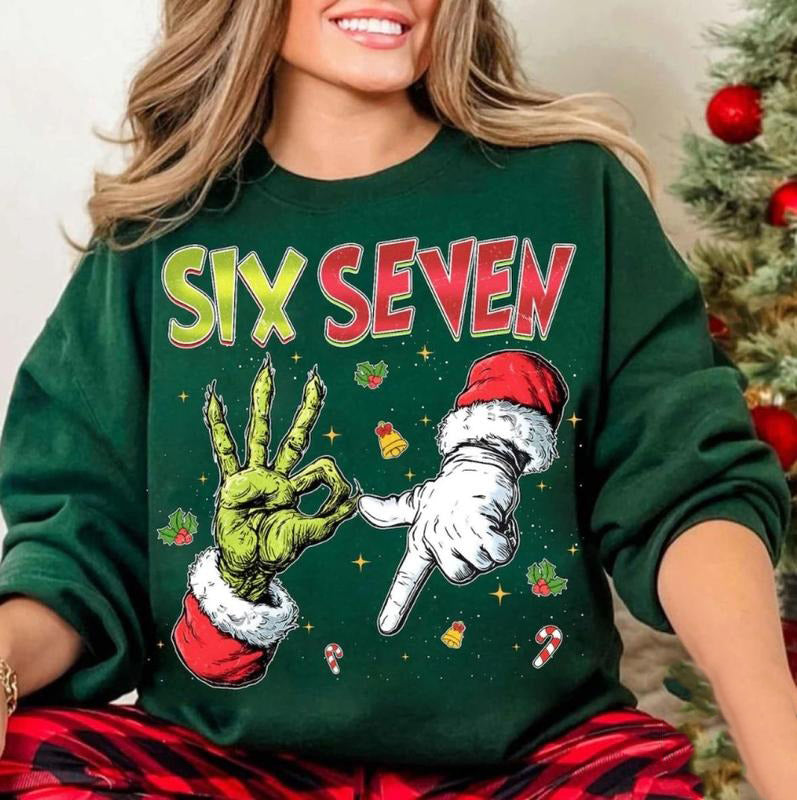 Six Seven 6 7 Funny Number Meme T-Shirt / Sweatshirt / Hoodie