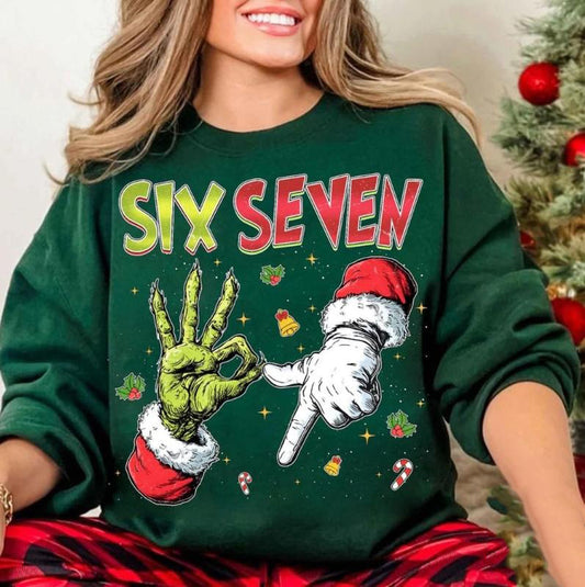 Six Seven 6 7 Funny Number Meme T-Shirt / Sweatshirt / Hoodie