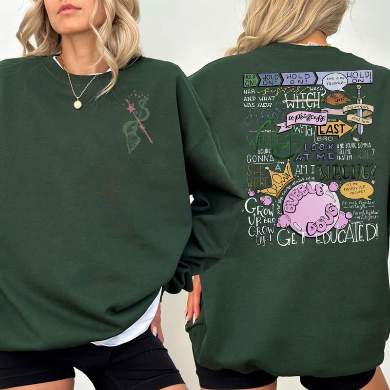 Funny Witch Sisters “Her Sister Was A Witch” Meme Retro Magical Quote T-Shirt / Sweatshirt / Hoodie