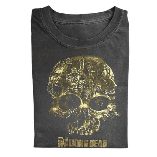 The Walking Dead Zombie Skull Vintage T-Shirt / Sweatshirt / Hoodie