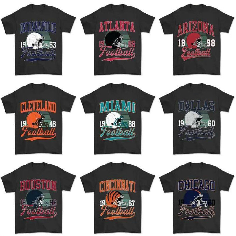 All 32 Teams Vintage Football Fan T-Shirt / Sweatshirt / Hoodie