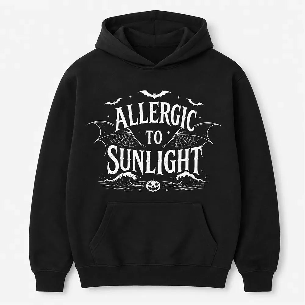 Allergic To Sunlight Halloween T-Shirt / Sweatshirt / Hoodie