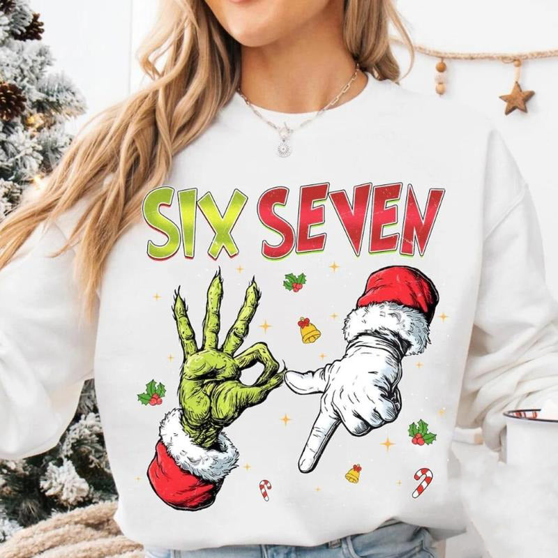 Six Seven 6 7 Funny Number Meme T-Shirt / Sweatshirt / Hoodie