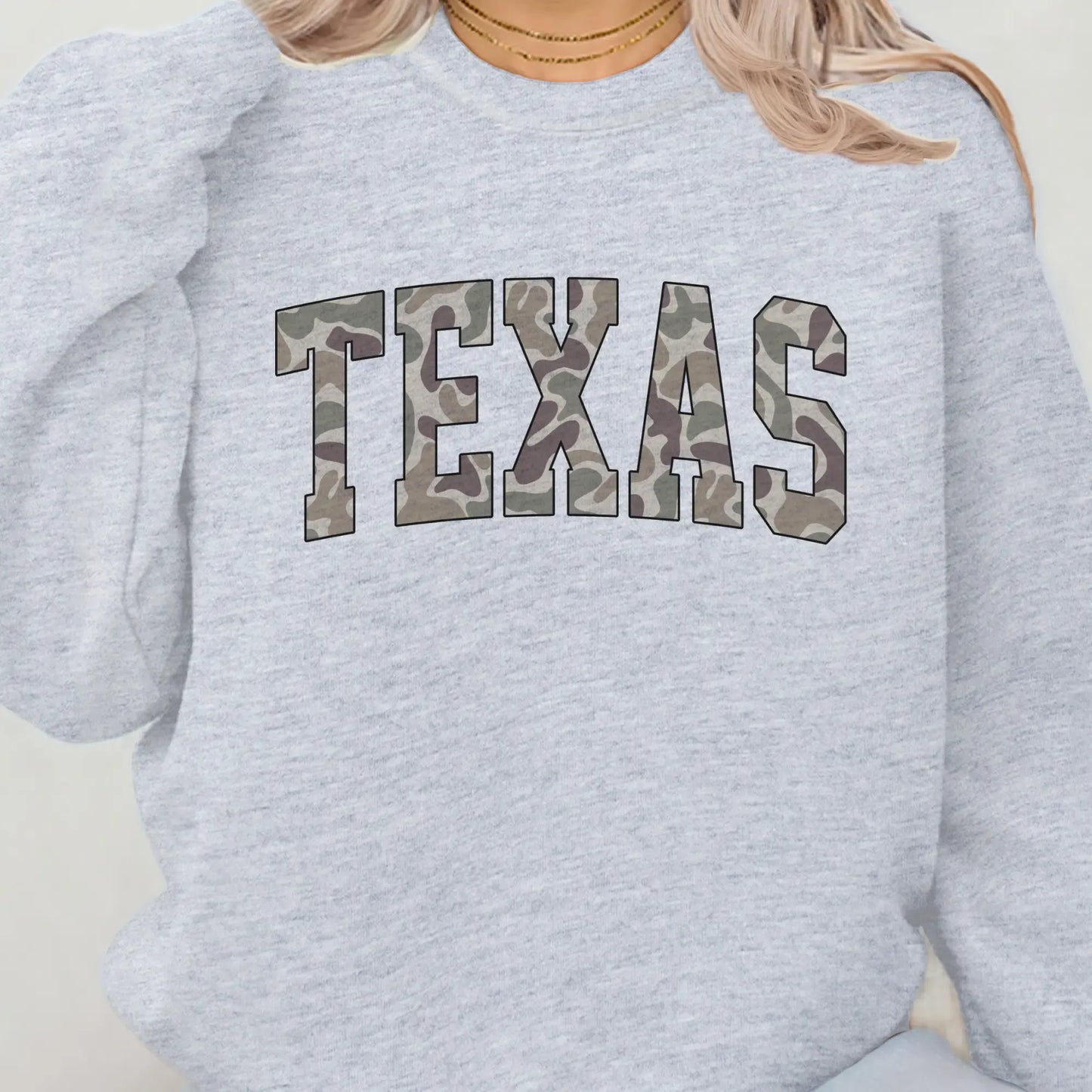 Camo State College Varsity Name Camouflage Retro Graphic T-Shirt / Sweatshirt / Hoodie