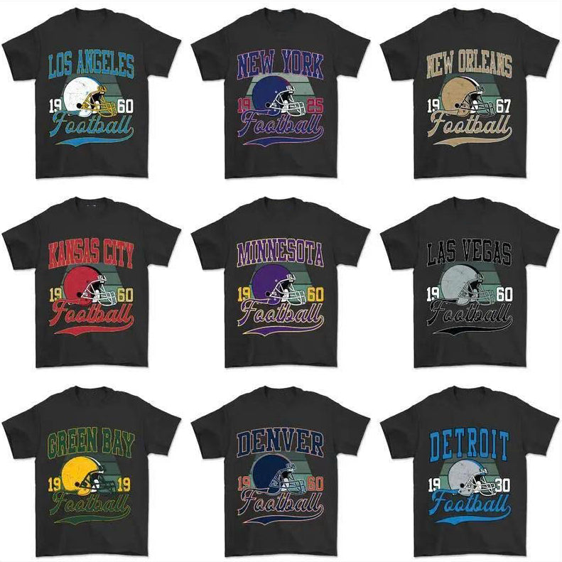 All 32 Teams Vintage Football Fan T-Shirt / Sweatshirt / Hoodie