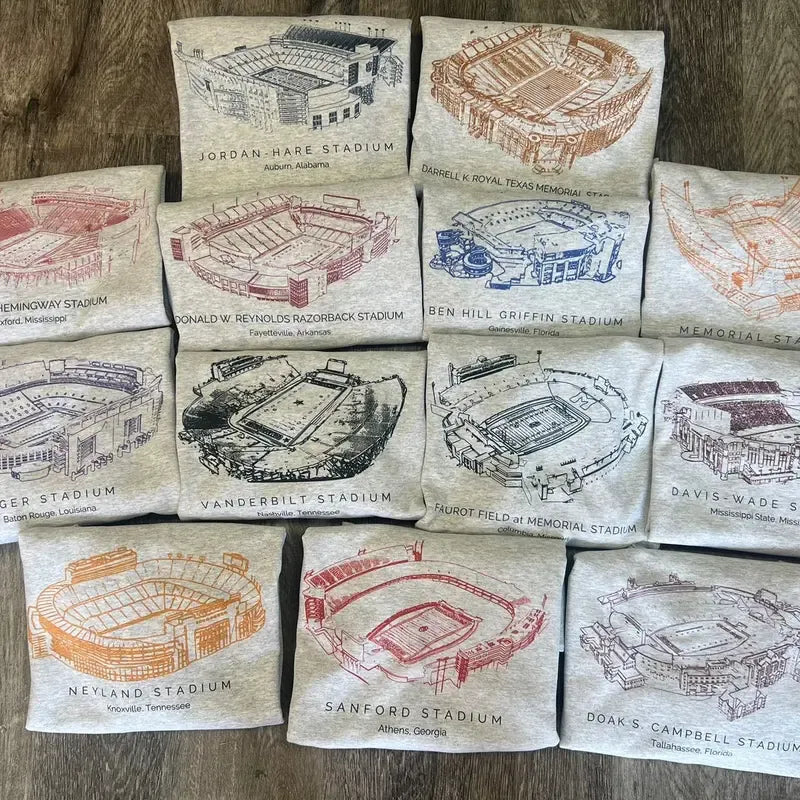 Vintage Stadium Illustration T-Shirt / Sweatshirt / Hoodie