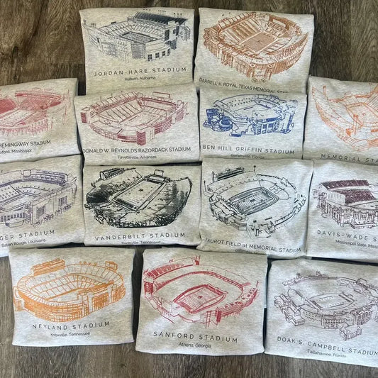 Vintage Stadium Illustration T-Shirt / Sweatshirt / Hoodie