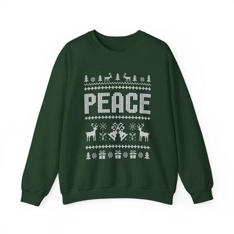 Funny Ugly Christmas Sweatshirts For Couples Plus 'I Come in Peace' T-Shirt / Sweatshirt / Hoodie