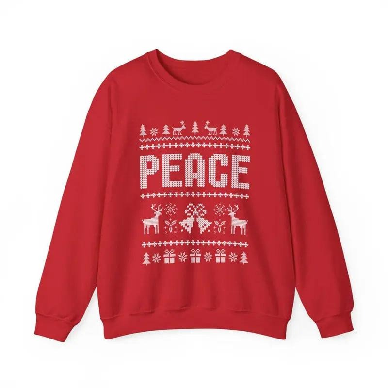 Funny Ugly Christmas Sweatshirts For Couples Plus 'I Come in Peace' T-Shirt / Sweatshirt / Hoodie