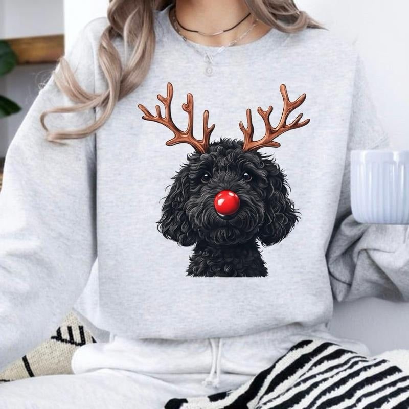 Christmas Reindeer Dog T-Shirt / Sweatshirt / Hoodie