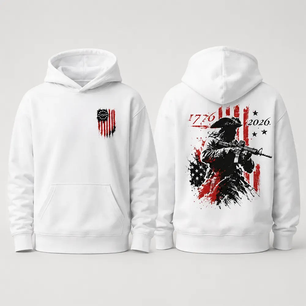 America 250th Anniversary Revolutionary Soldier T-Shirt / Sweatshirt / Hoodie
