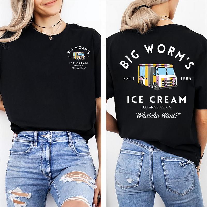 Big Worm's Ice Cream - Whatchuwant Classic Cotton Unisex T-Shirt / Sweatshirt / Hoodie