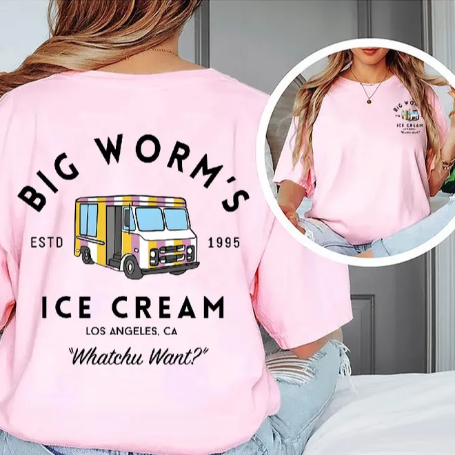 Big Worm's Ice Cream - Whatchuwant Classic Cotton Unisex T-Shirt / Sweatshirt / Hoodie