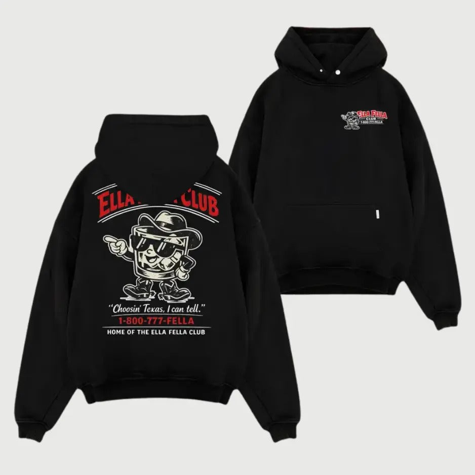 Retro 1-800 Fella  Vintage Cowboy Club Graphic T-Shirt / Sweatshirt / Hoodie